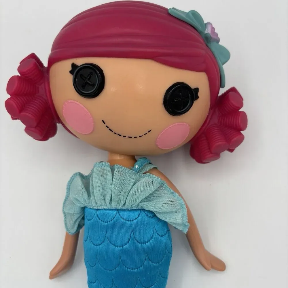 Lalaloopsy Coral Sea Shells 12” Full Size Doll Pink Hair Mermaid Outfit Sew